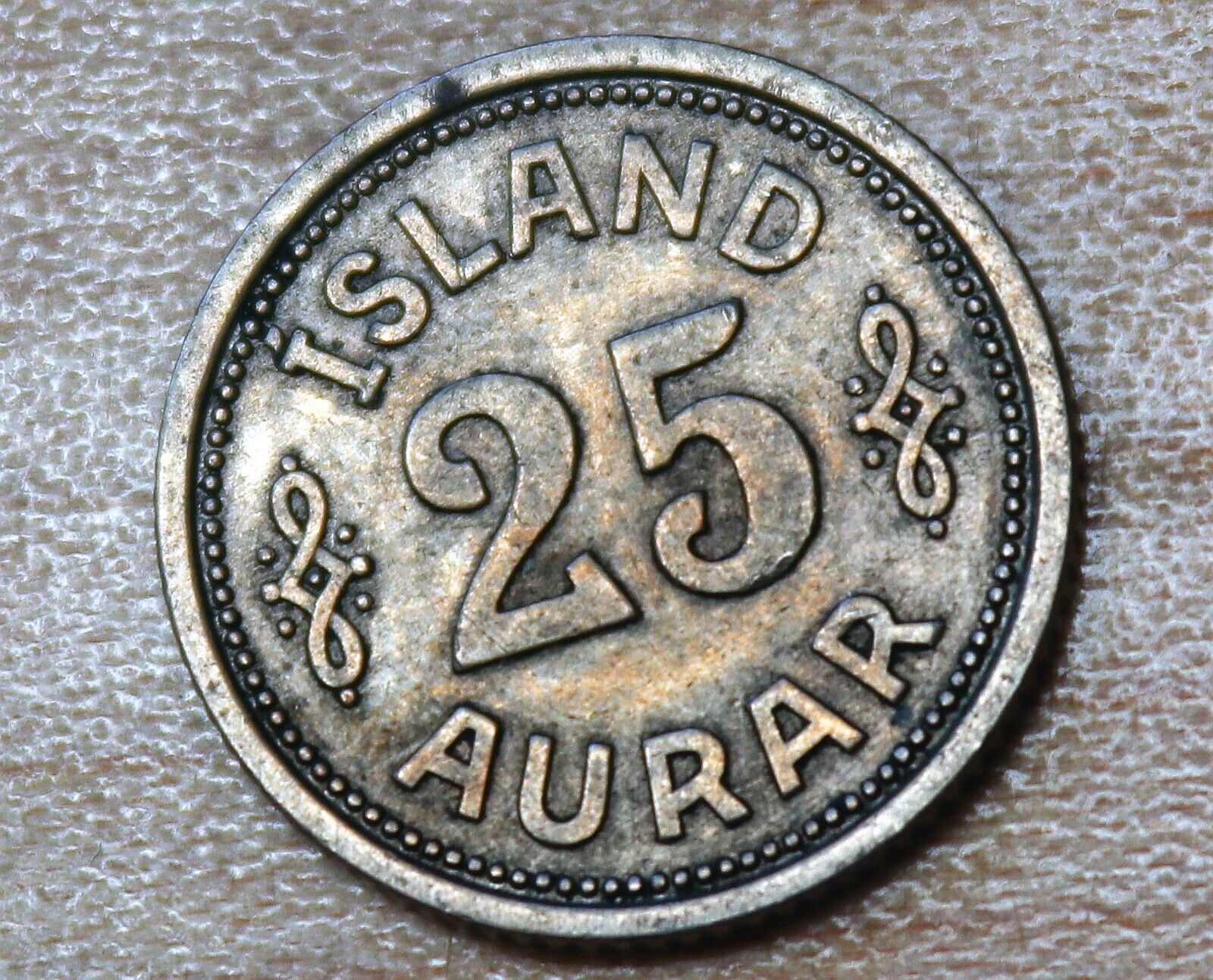 1940 Iceland 25 Aurar Wwii