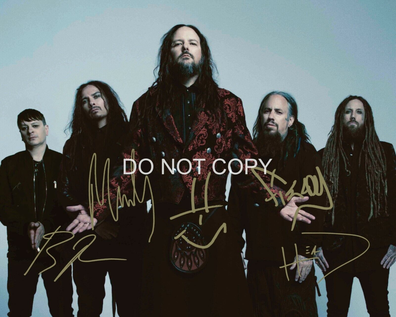 Korn Metal Band 8x10 Signed Reprint Nu Metal Music Coming Undone #2