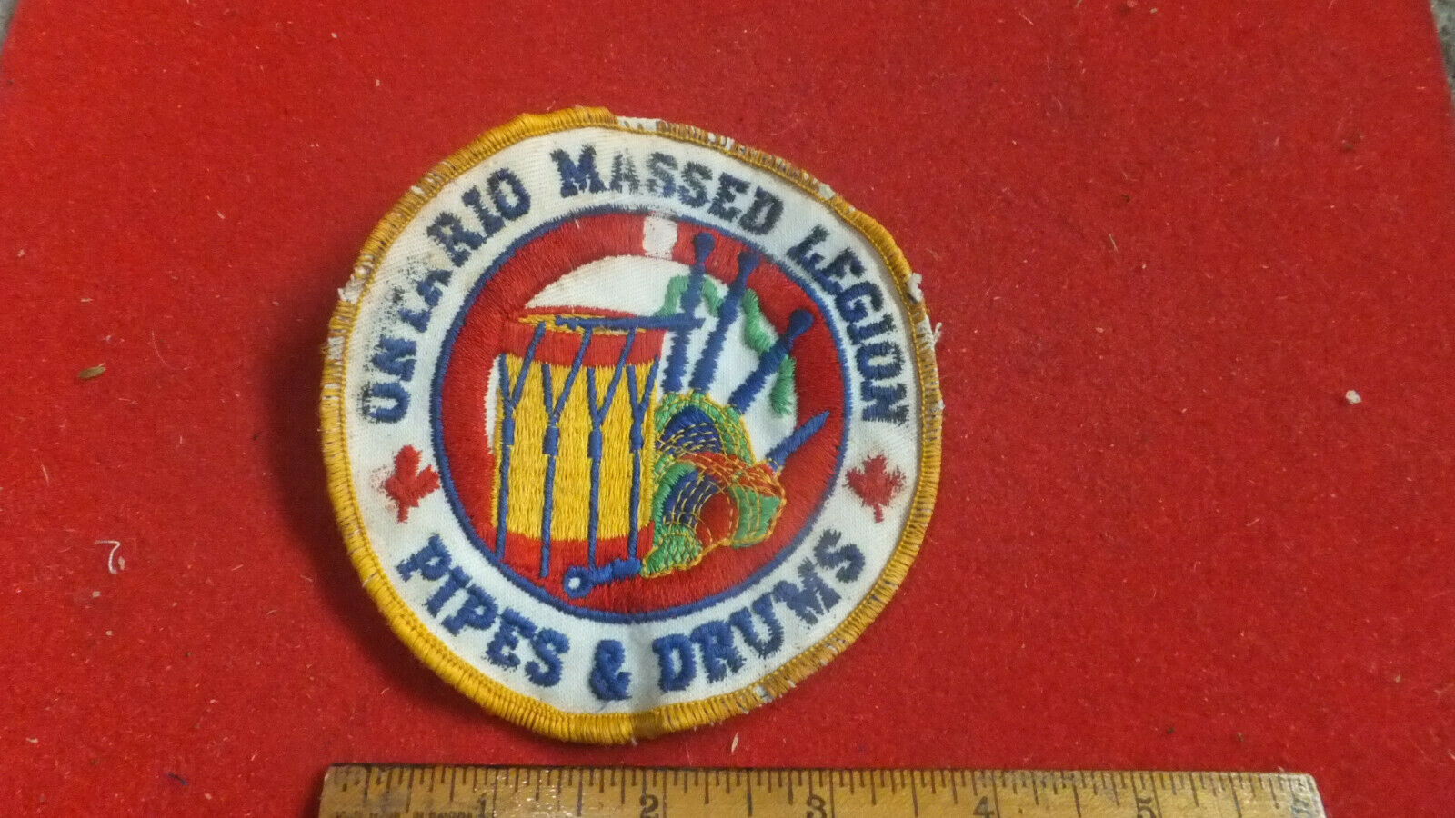 Patch -  Band / Music - Ontario Massed Legion Pipes & Drums