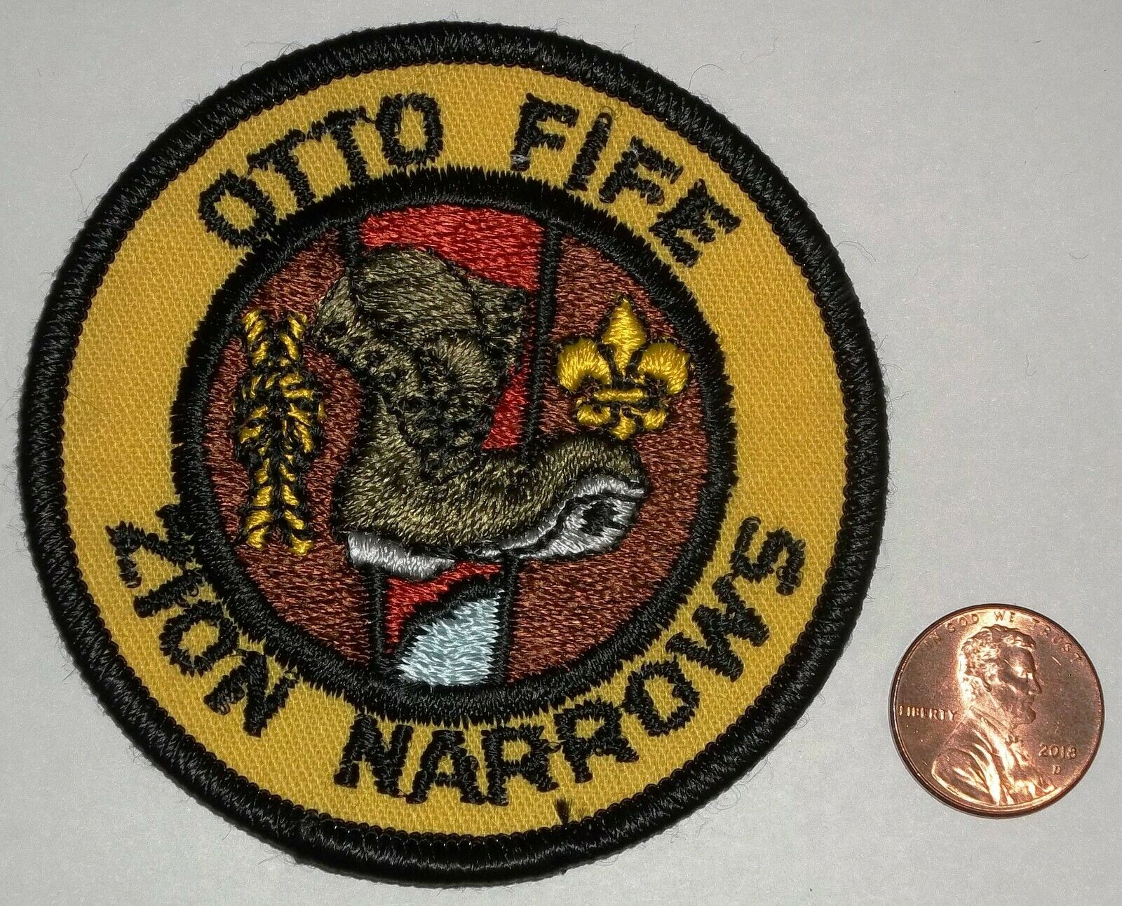 Bsa Bsc 2001 Zion Narrows Otto Fife  Canadian Jamboree Contingent Pocket Patch