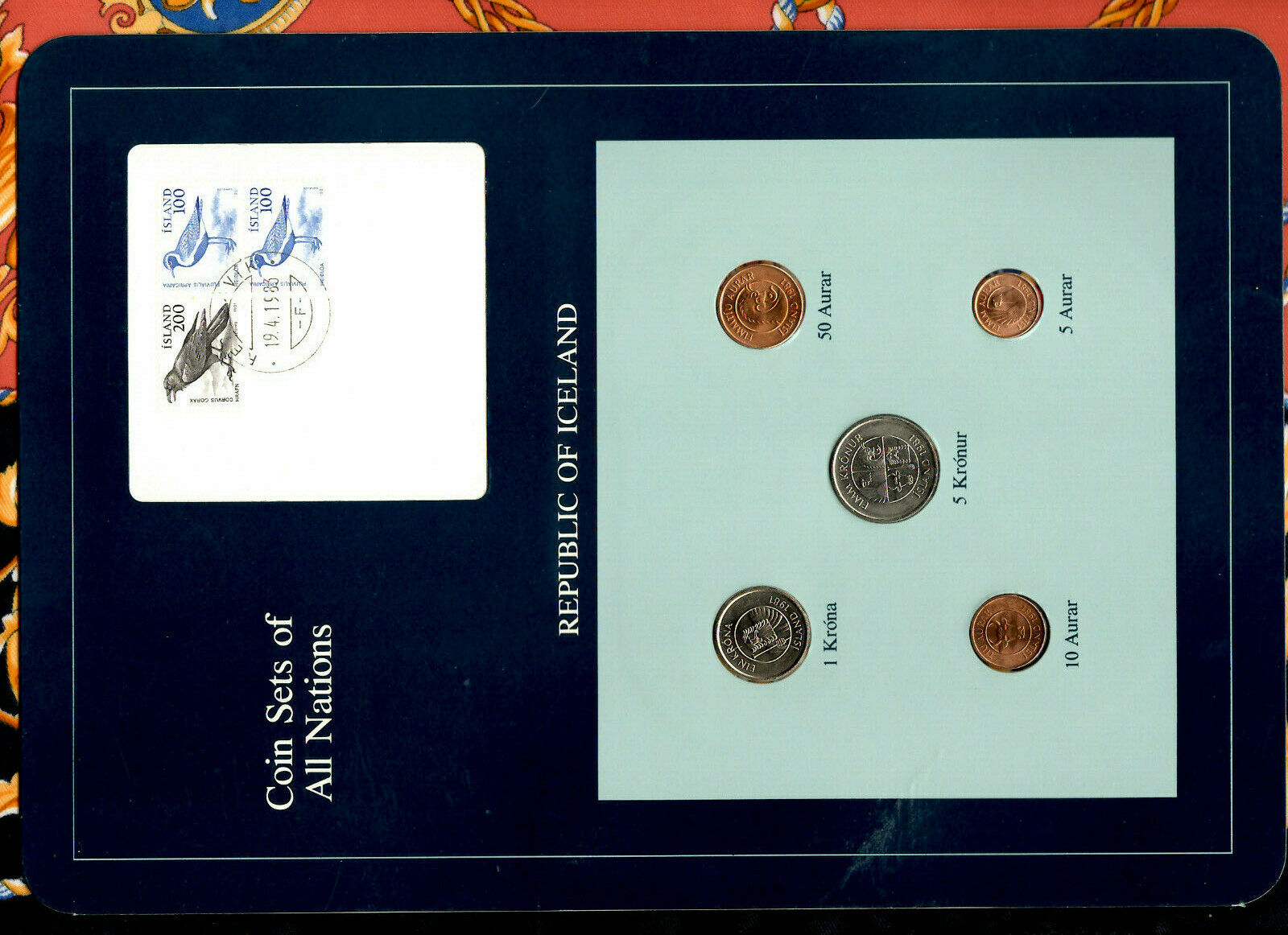 Coin Sets Of All Nations Iceland 1,5 Krona 5,10,50 Aurar 1981 Unc 200+2-100