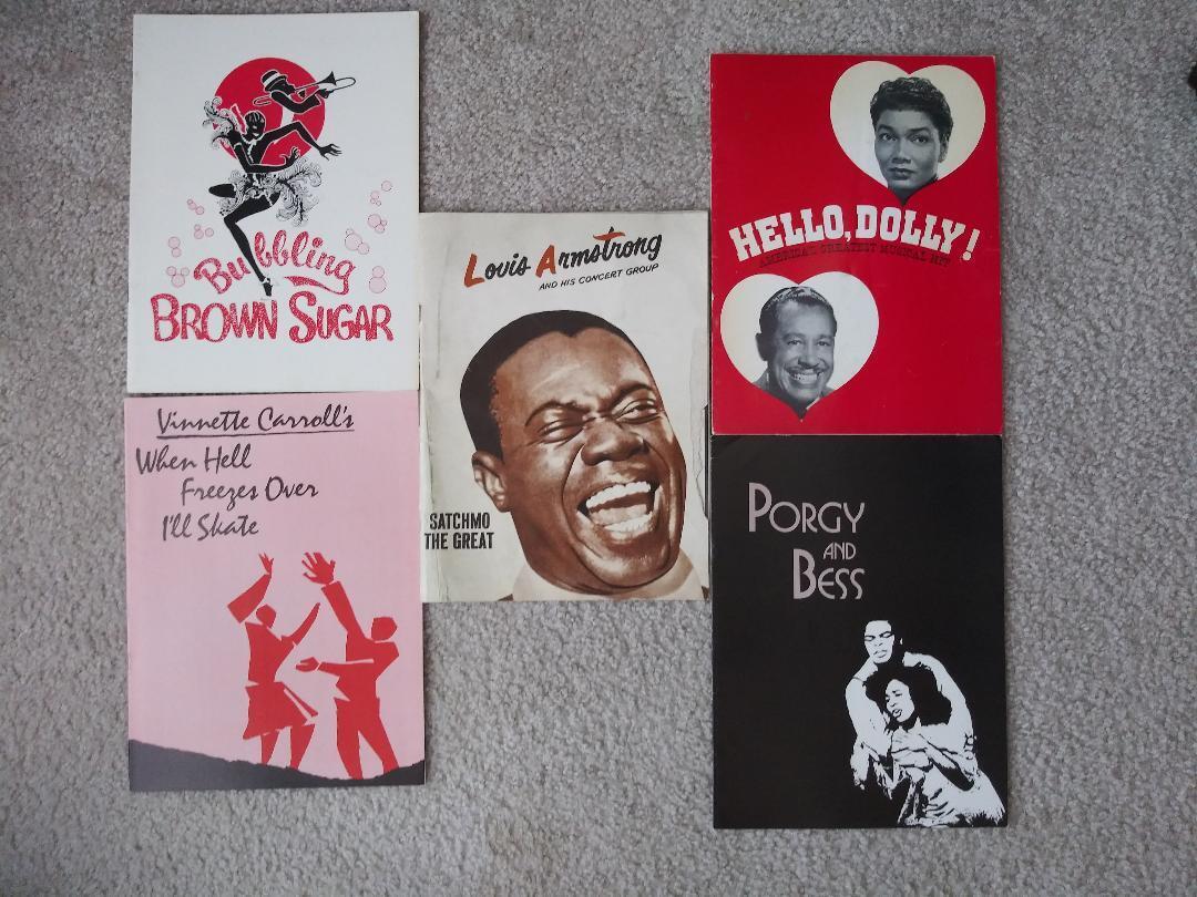 Louis Armstrong-vinette Carrol-brown Sugar-hello Dolly-porgy And Bess Lot Of 5!!