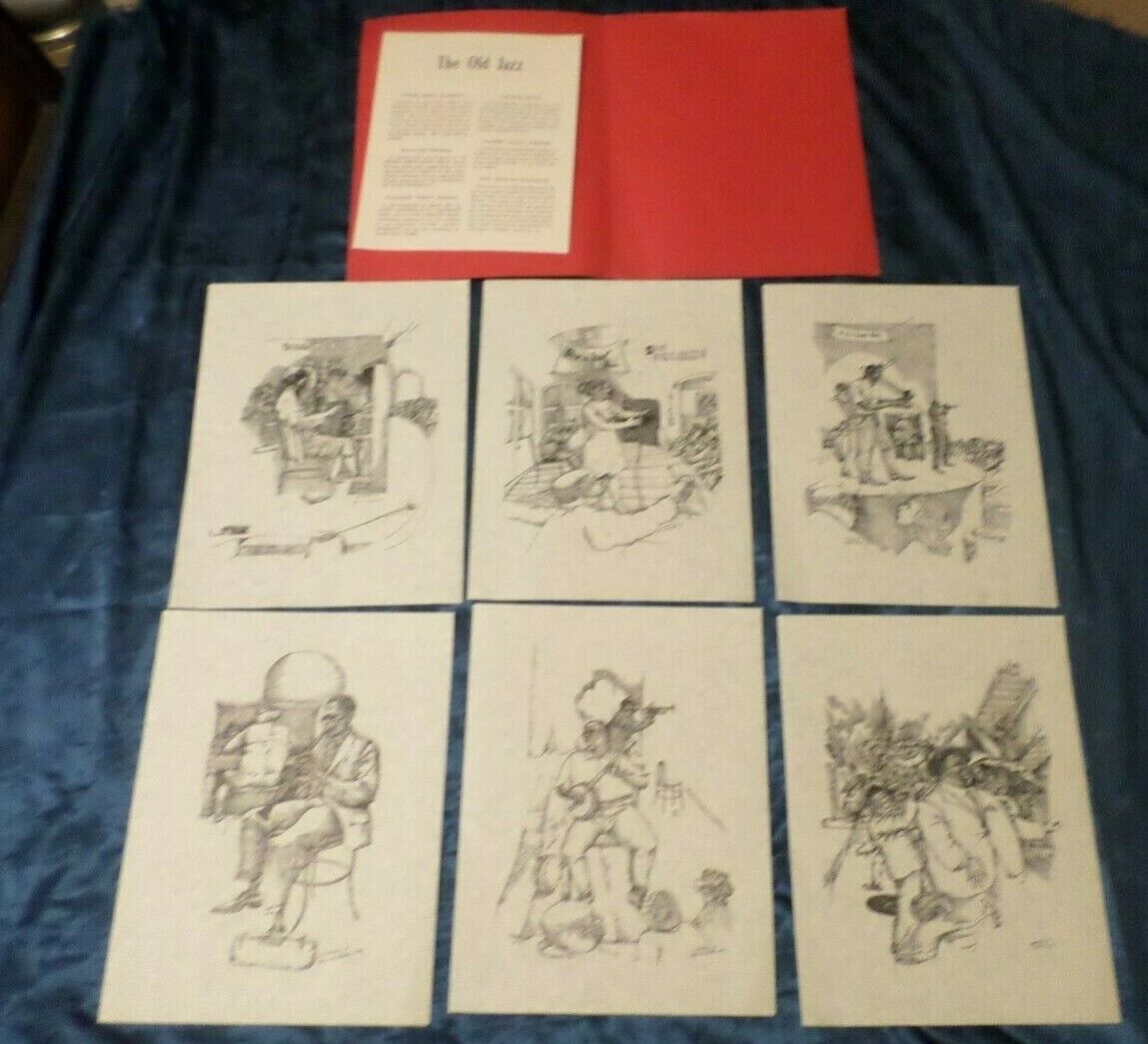 The Old Jazz 6 Drawing By Francisco Mcbride, 6 Prints