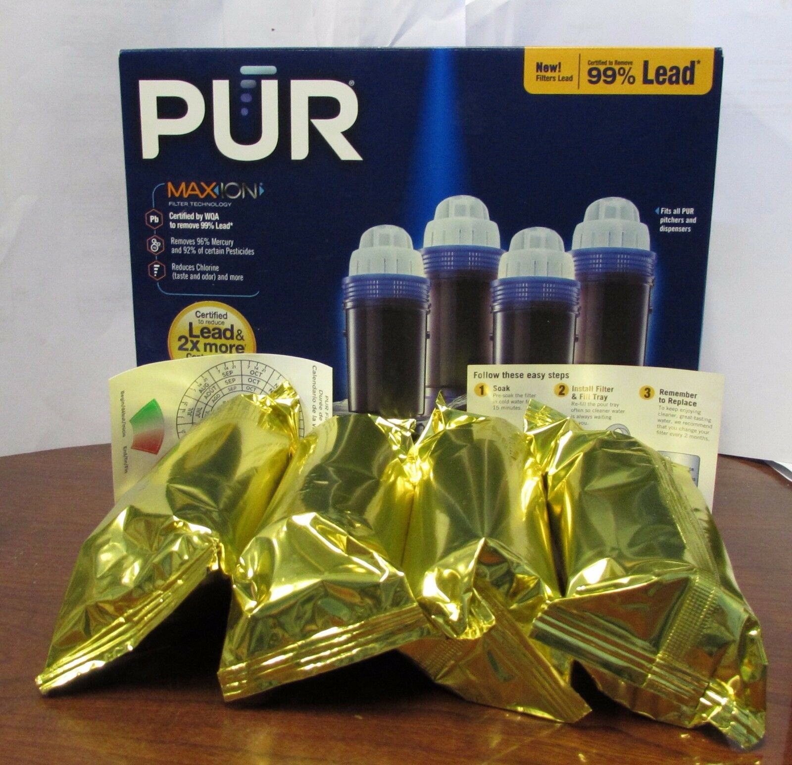 Pur Maxion Replacement Pitcher Filter 4 Pack