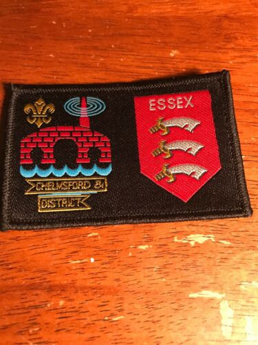 Scout District Badge ( Chelmsford & District, Essex ) England Cc-165k