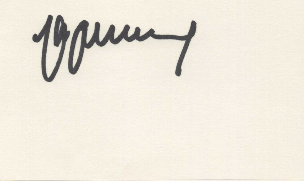 Max Schmeling - World Champion Boxer - Autographed 3x5 Card