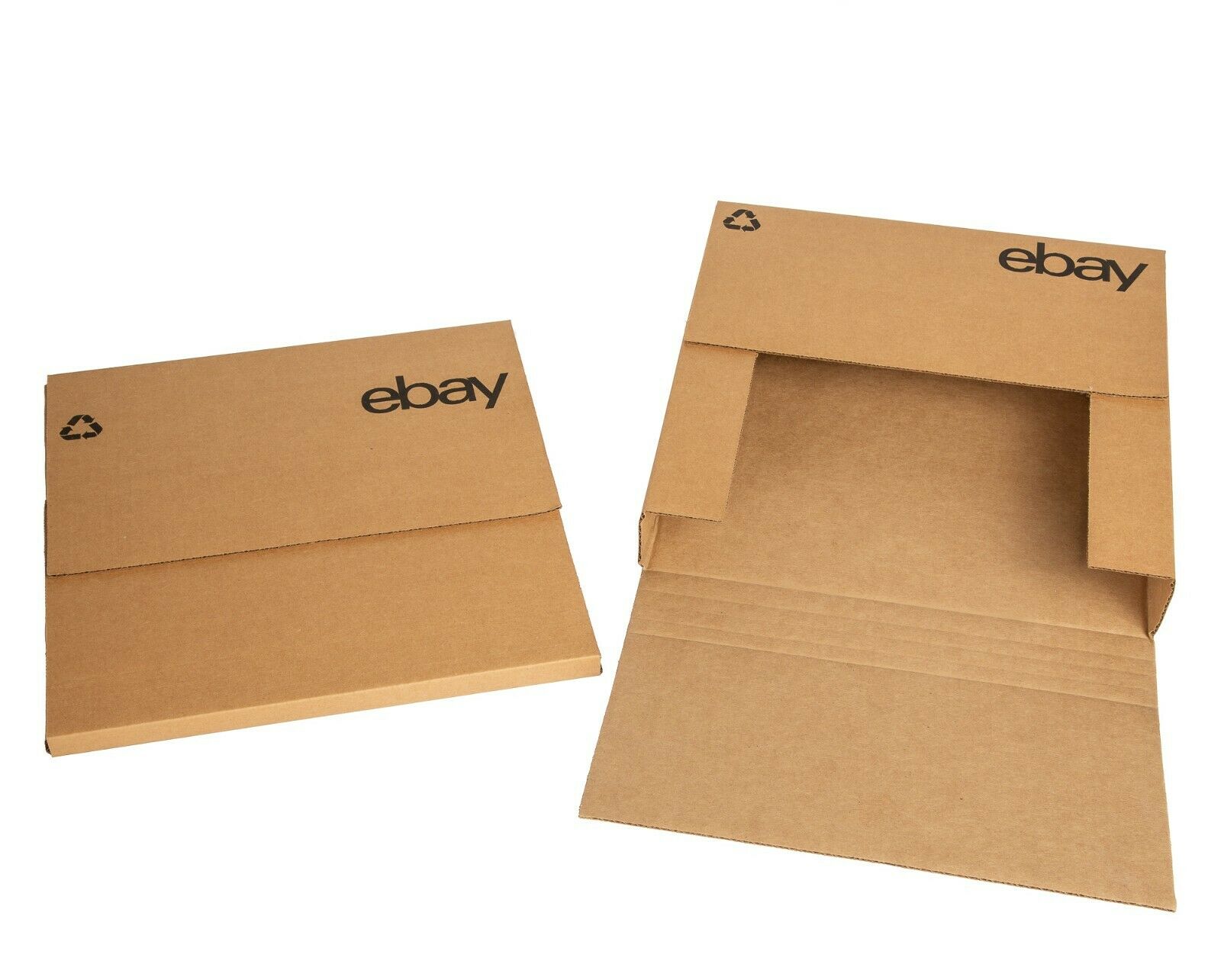 12.5"x12.5" Flat Adjustable Boxes – Black Logo