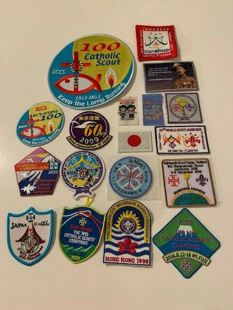18 International World Jamboree, Iccs 100th Anniv Hong Kong  And Other Patches