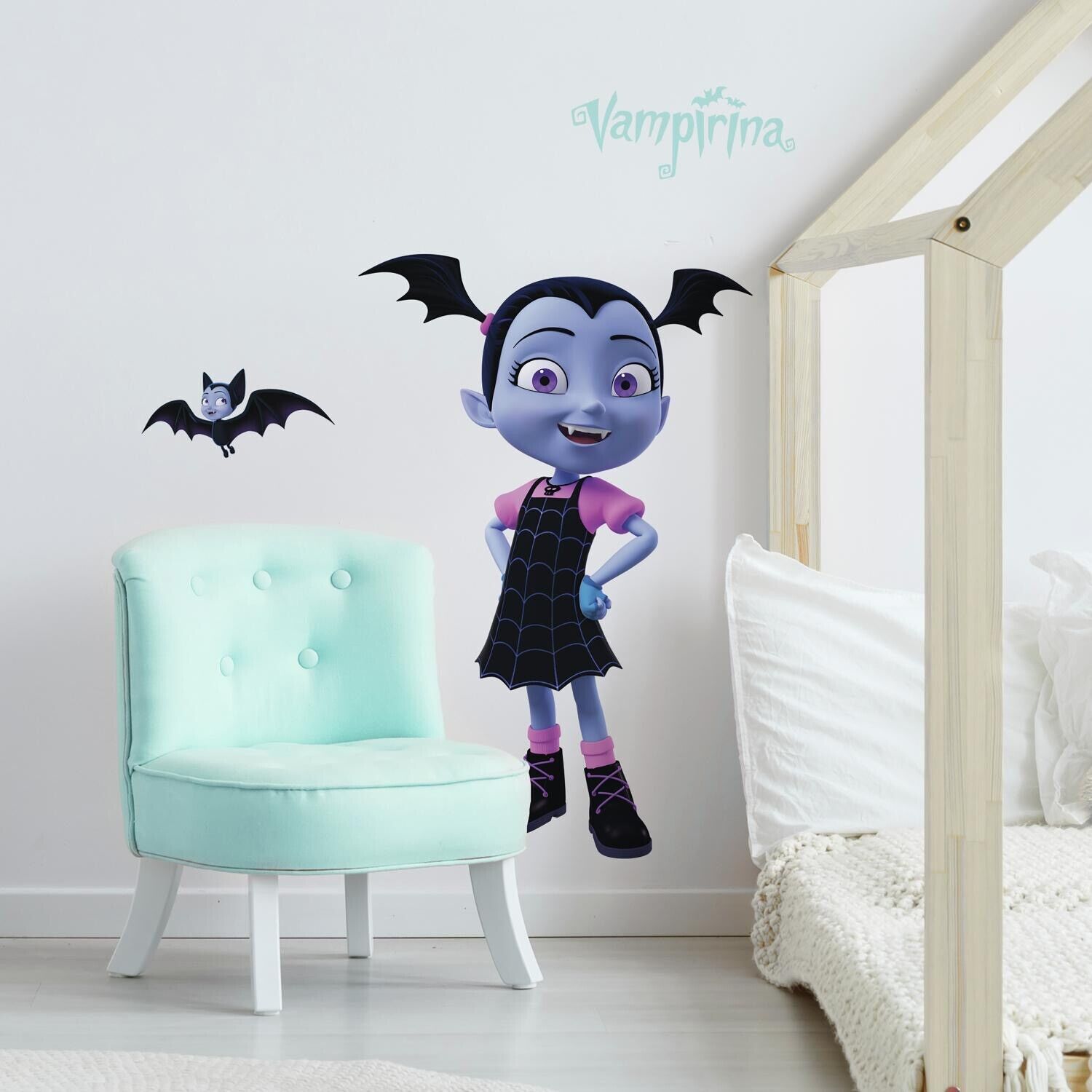 Disney Giant Vampirina Wall Decals Spooktacular Girl Room Decor Vampire Stickers