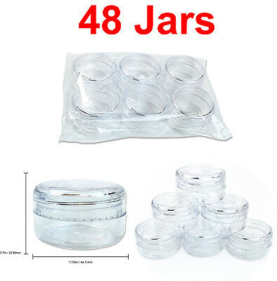 48 Jars 15 Gram/15ml High Quality Lotion Cream Cosmetic Sample Jar Containers