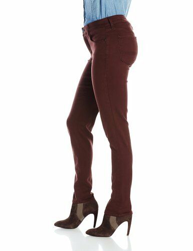 New Nydj Not Your Daughters Jeans Alina Stretch Leggings Port Wine 10 12 14 16