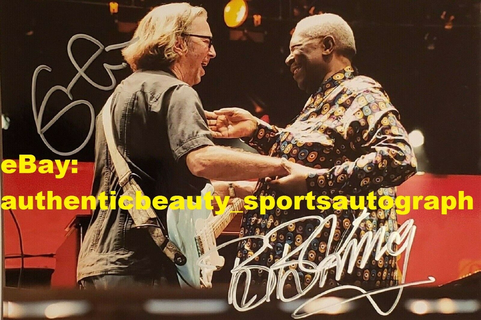 Eric Clapton Bb King Rock Blues Gospel Auto Signed 12x18 Poster Photo Reprint Rp