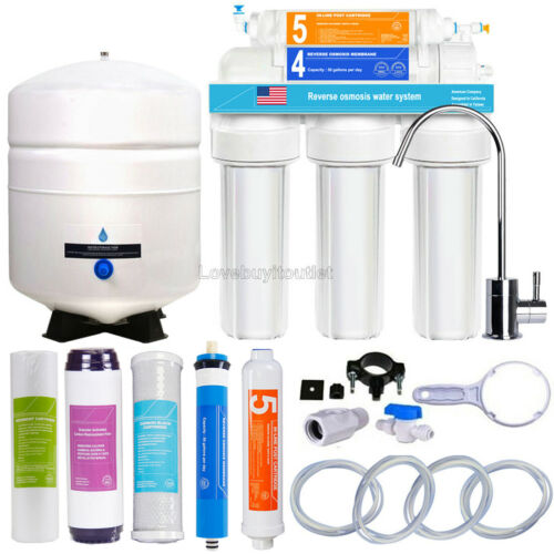 5 Stage Home Drinking Reverse Osmosis System Ro Water Filter System Nsf Membrane