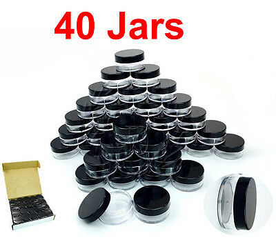 40 Pieces 10 Gram/10ml High Quality Lotion Cream Cosmetic Sample Jar Containers