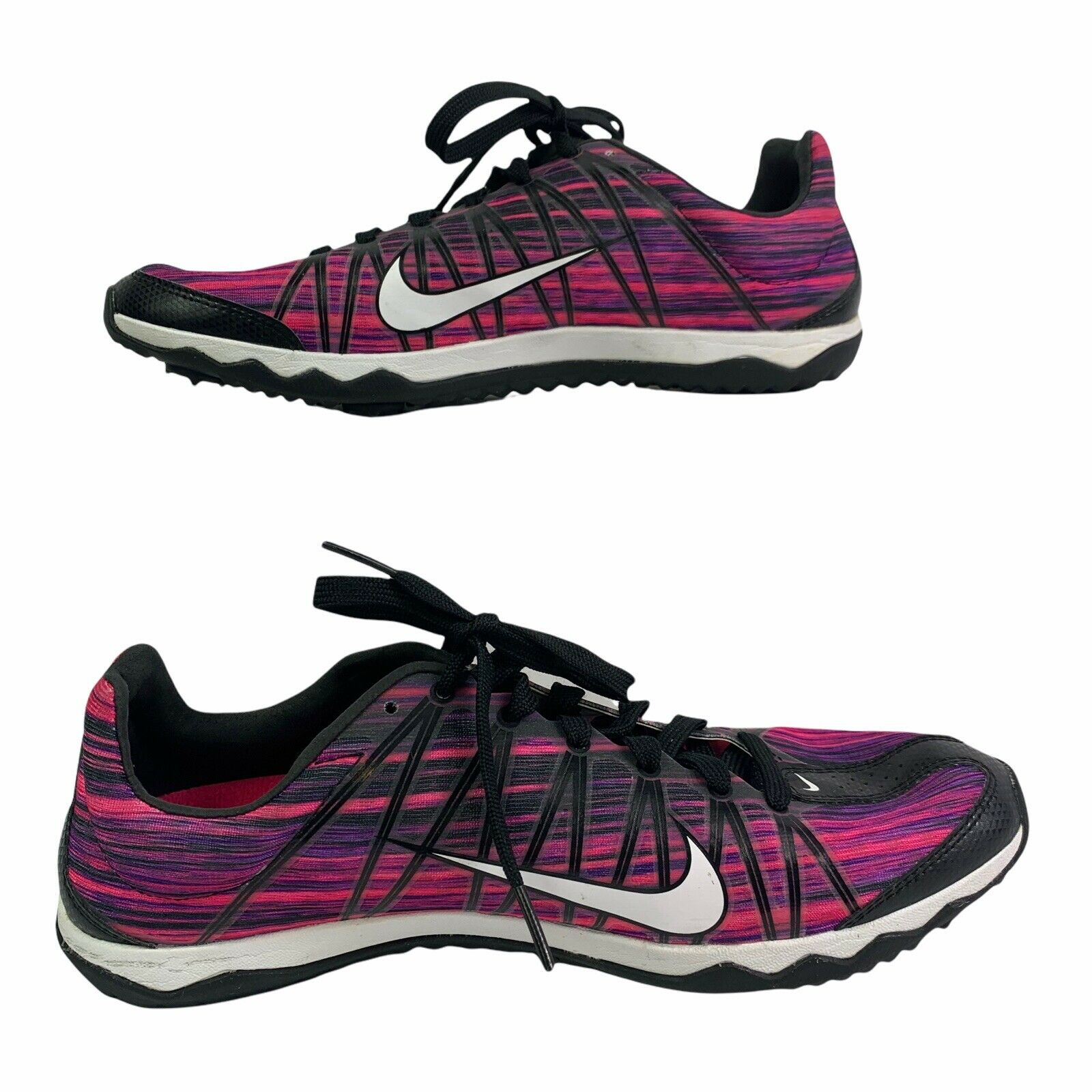 Nike Cross Country Track Field Spike Shoes Rival Xc Pink Black Women Us 8.5 2014