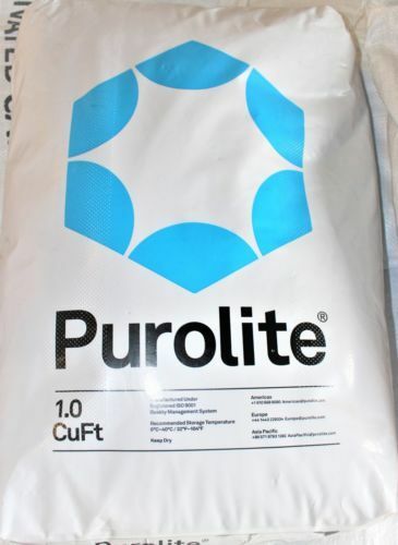 Purolite C-100e Cationic Resin Replacement For Water Softener 1 Cuft Bag Media