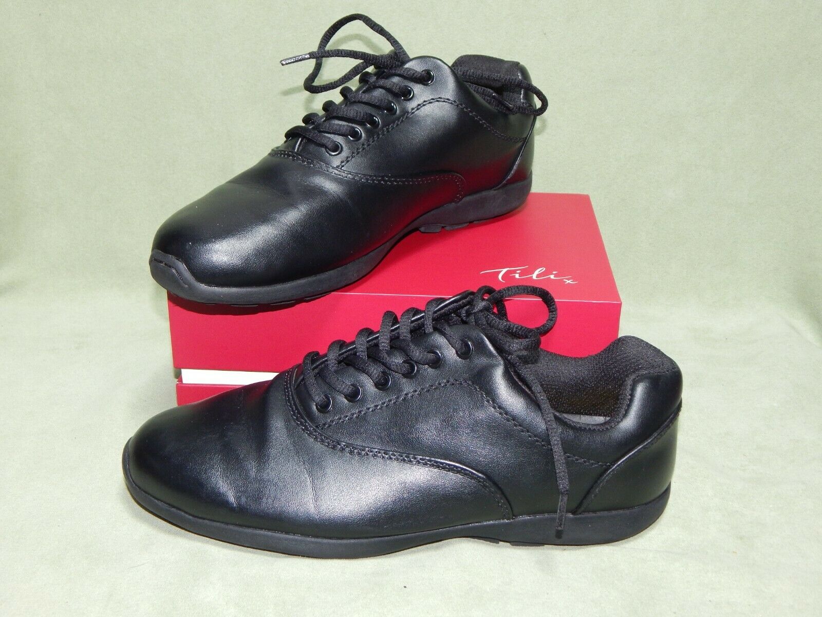 Womens Size 10 Or Mens 8 Dsi Velocity Black Marching Band Oxfords Shoes