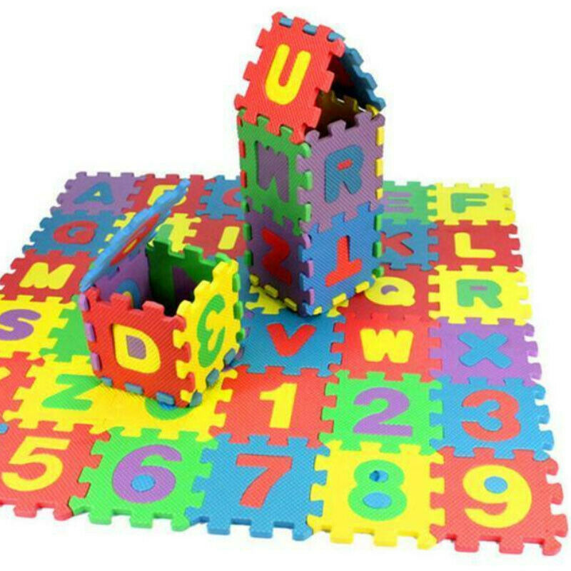 36pcs Child Baby Number Alphabet Puzzle Foam Maths Educational Toy Gift New Usa
