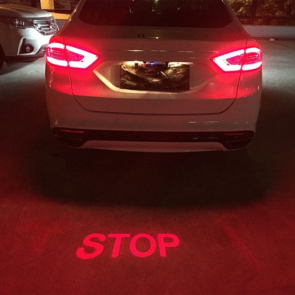 Led Car Laser Fog Light Anti-collision Taillight Lamp Warning Signal Brake Light