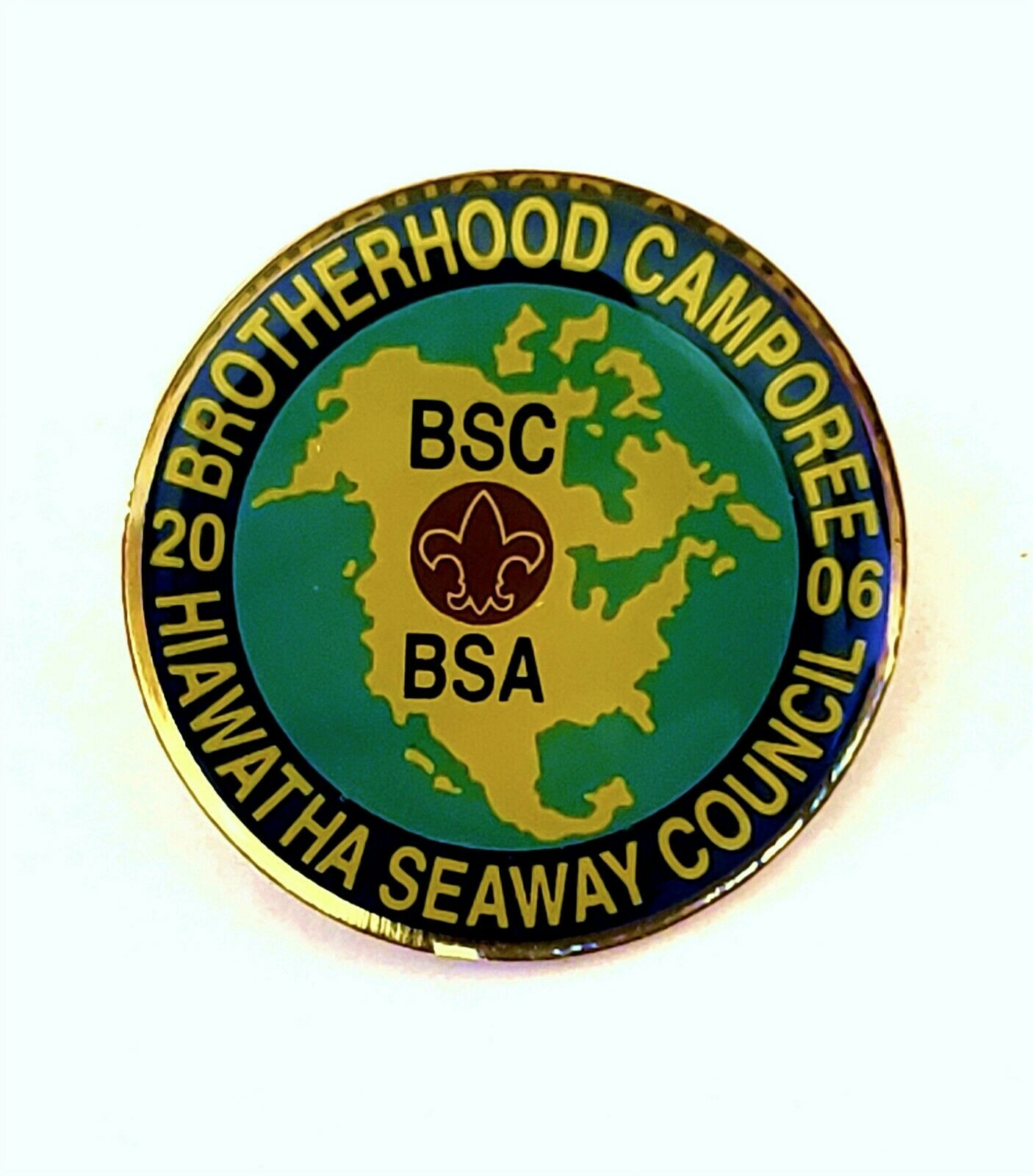 World Brotherhood Camporee 2006 Hat Pin Bsa Bsc