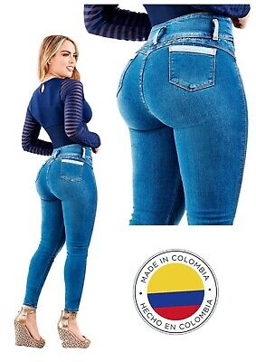 Push Up Jeans Pantalones De Mujer Colombianos Levanta Cola Pompis Butt Lifter