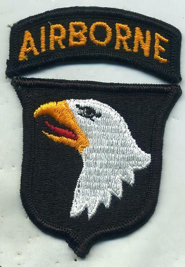 Vietnam Era 101st Airborne Division Color Patch W/tab