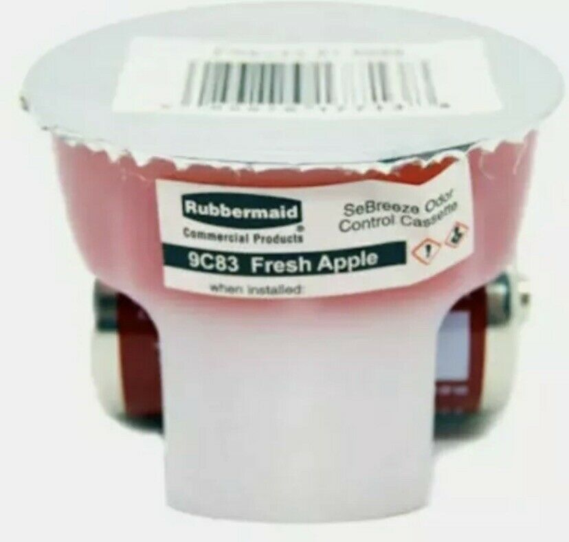 Rubbermaid Fragrance Cassette Canister - Fresh Apple 1.25 Oz 6/carton