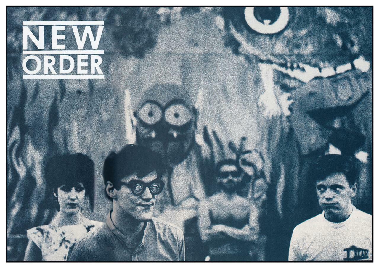 New Order - Large Poster - Bernard Sumner Peter Hook Morris Gilbert Joy Division