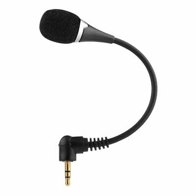 New 3.5mm Flexible Mini Microphone Mic For Laptop Notebook Pc Podcast Skype Chat