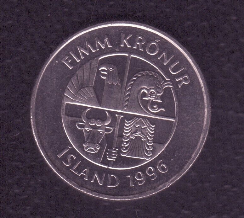 Iceland 5 Kronu 1996