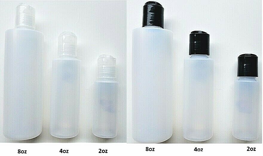 Plastic Cylinder Press Flip Top Bottle  Or W/ Pressure Seal Liner  -- Free Ship!