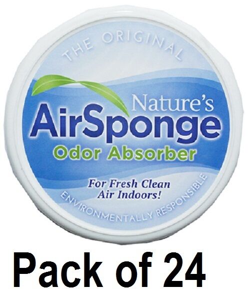 (24) Ea Nature's Air Sponge 101-1dp 1/2 Lb Original Odor Absorber / Absorbent