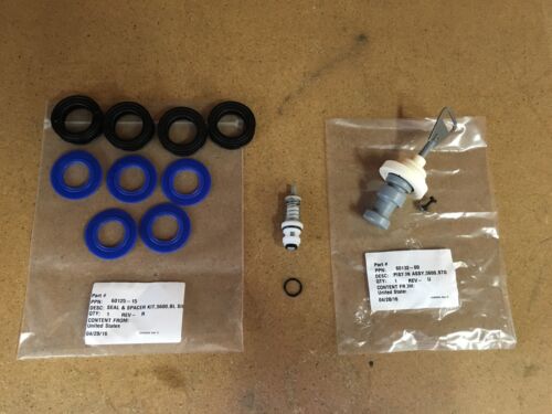 Fleck 5600 Complete Rebuild Kit - Upgraded Blue Silicone Seal Kit