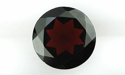 Natural Genuine Dark Red Garnet Round Faceted Aaa Loose Stone (1mm-10mm)
