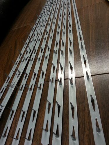 10 Pieces Metal Tack Strips 30" Long Upholstery ( Made In U.s.a. )