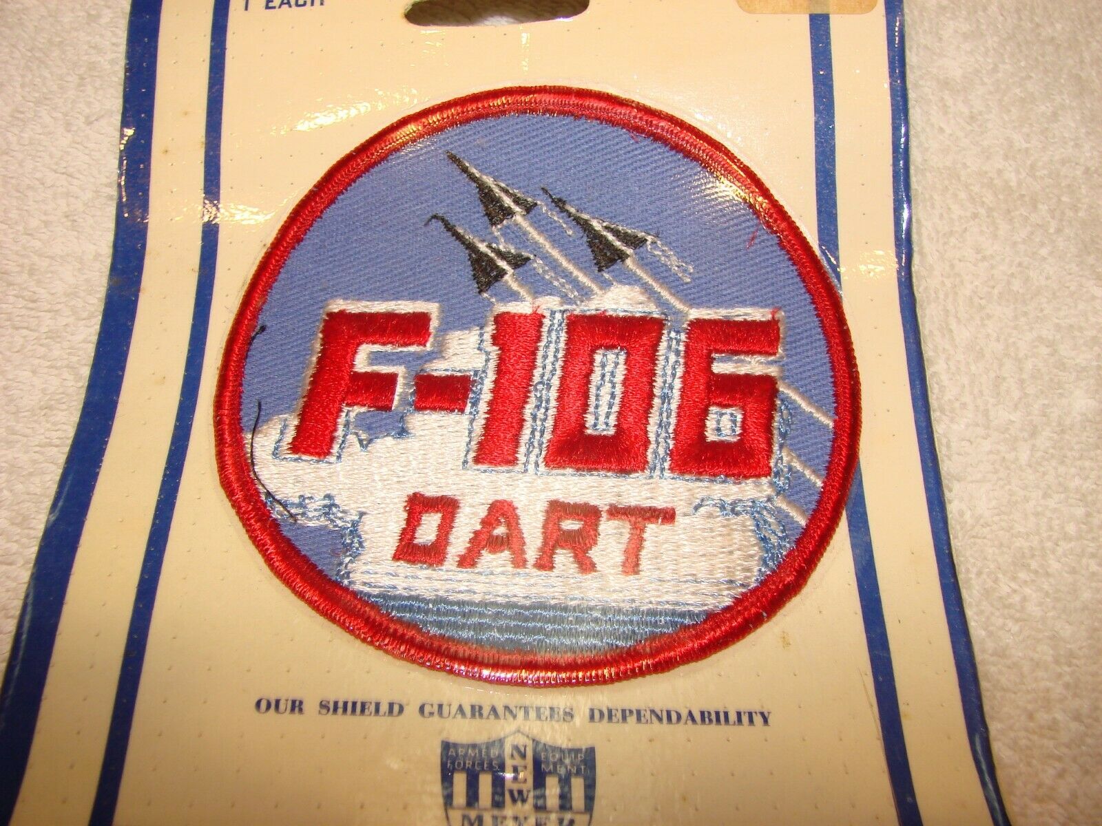 Vietnam Era F-106 Dart Patch In Ns Meyer Package- 1960's