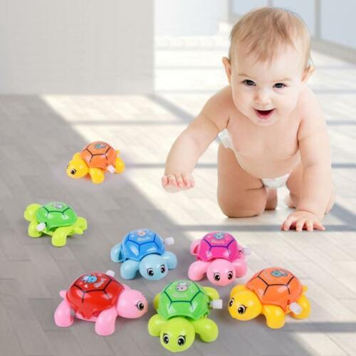 Cute Infant Baby Kids Animal Tortoise Turtle Clockwork Wind-up Toys Education