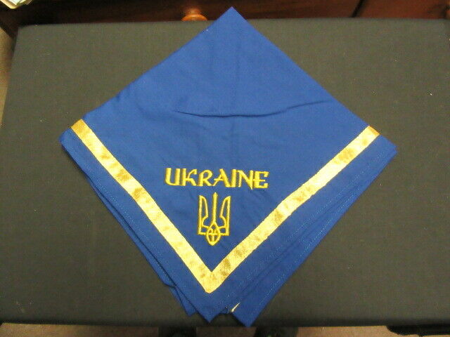 Ukraine Blue & Gold Scarf Neckerchief        Fx2  #2