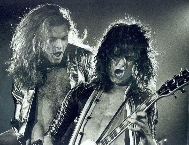 David Lee Roth - Eddie Van Halen 8 X 10 Glossy Poster Print Rock