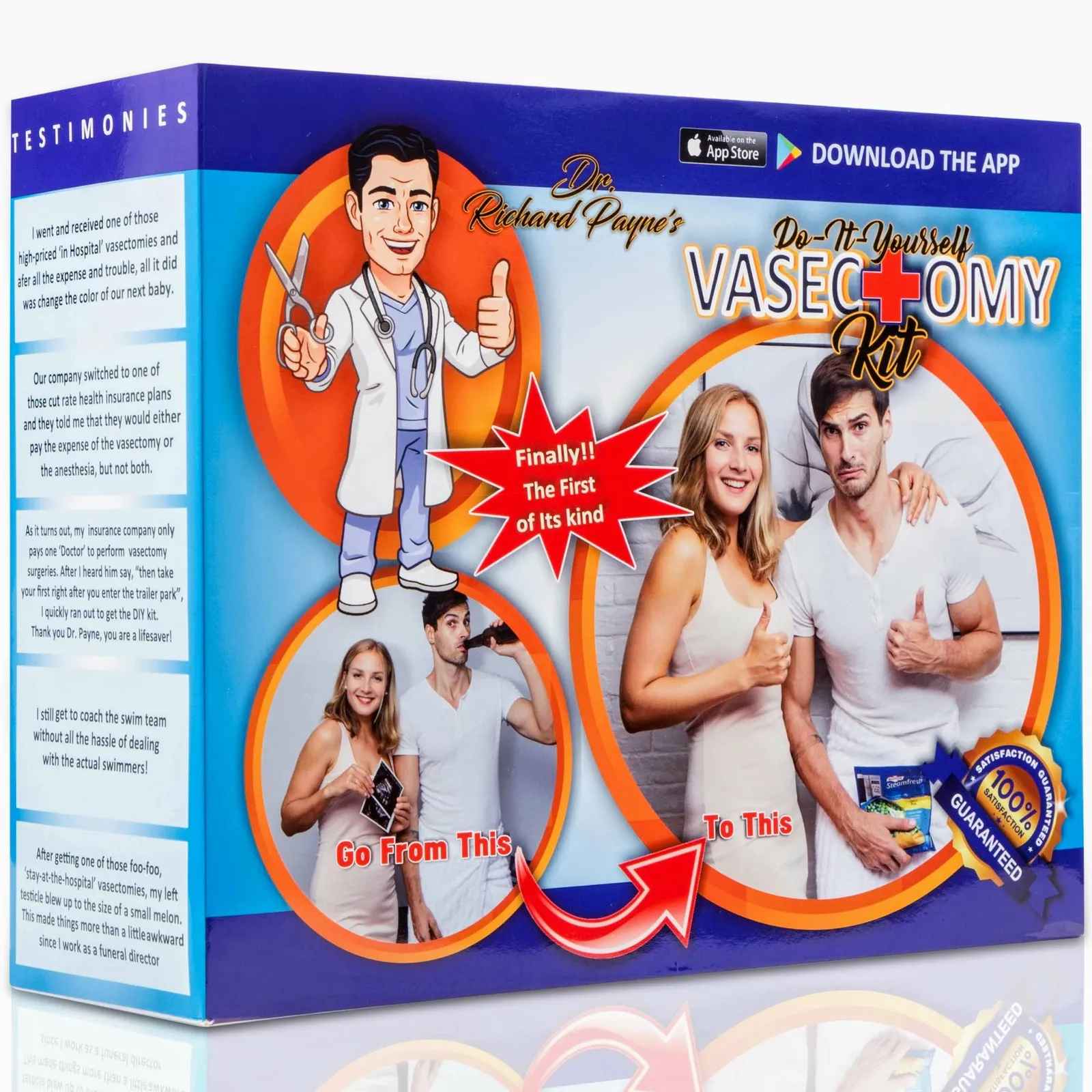 Diy At-home Vasectomy Kiit Prank Gift Box  Wfree Blotto Drinking Game