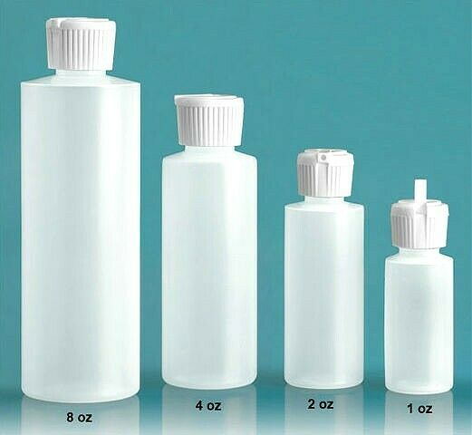 Plastic Cylinder Flip Top Refillable Bottle Pour Spout  --  Free Shipping!