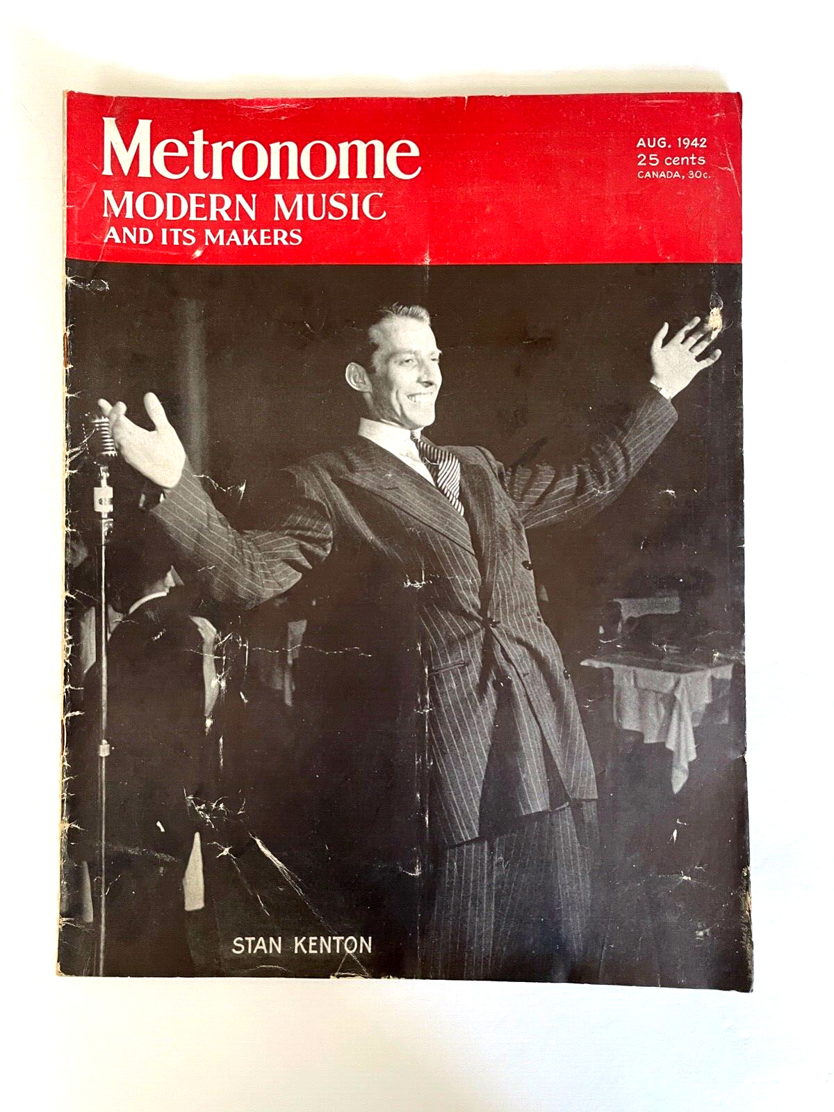 Metronome Magazine August 1942 Stan Kenton Cover