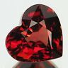 Masterpiece Collection: Heart Faceted Aaa Natural Bright Garnet (4x4-10x10mm)