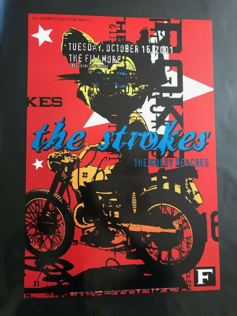 The Strokes   Fillmore Poster  2001