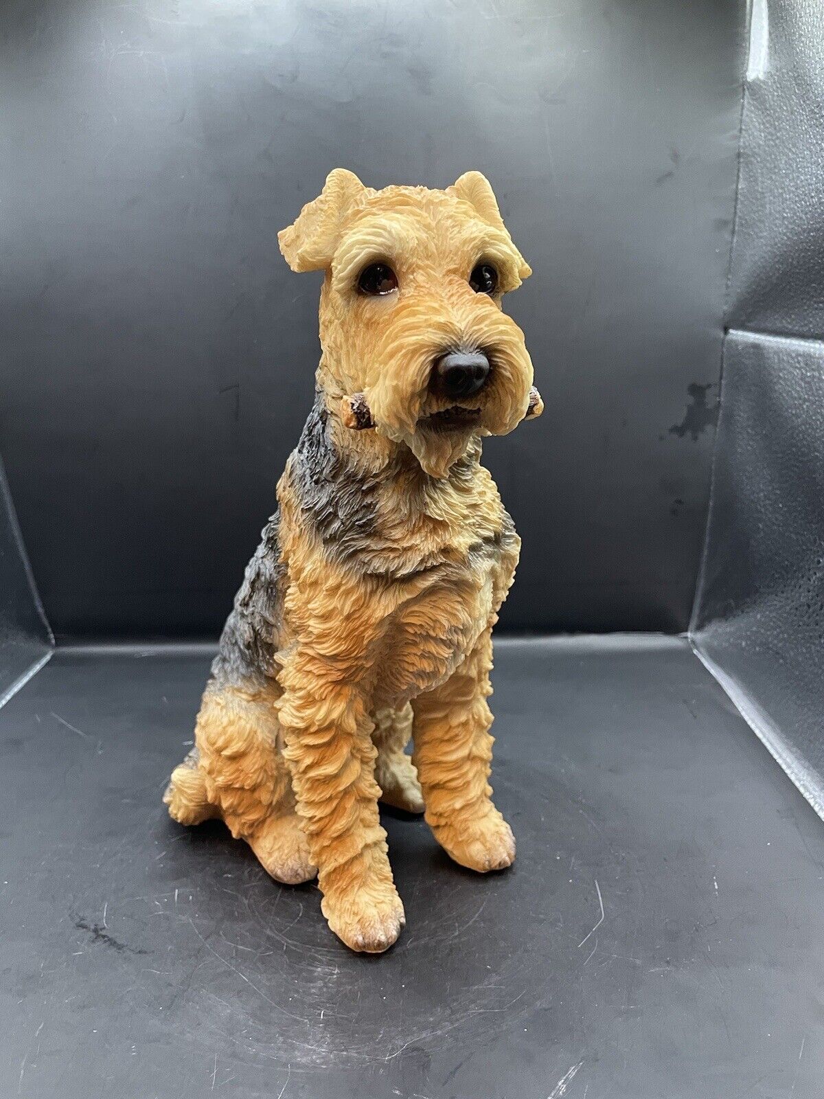 Airedale Terrier Dog Figurine Sculpture
