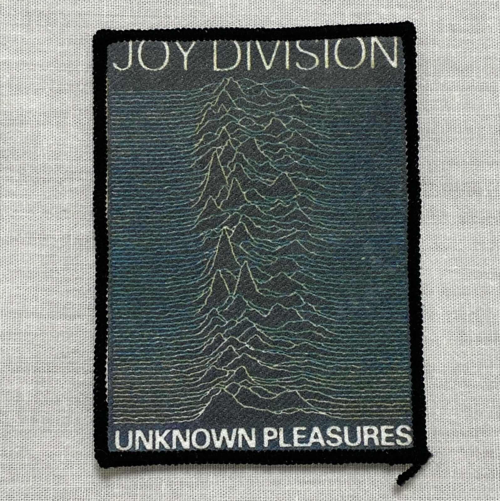 Joy Division Unknown Pleasures 1980s Patch