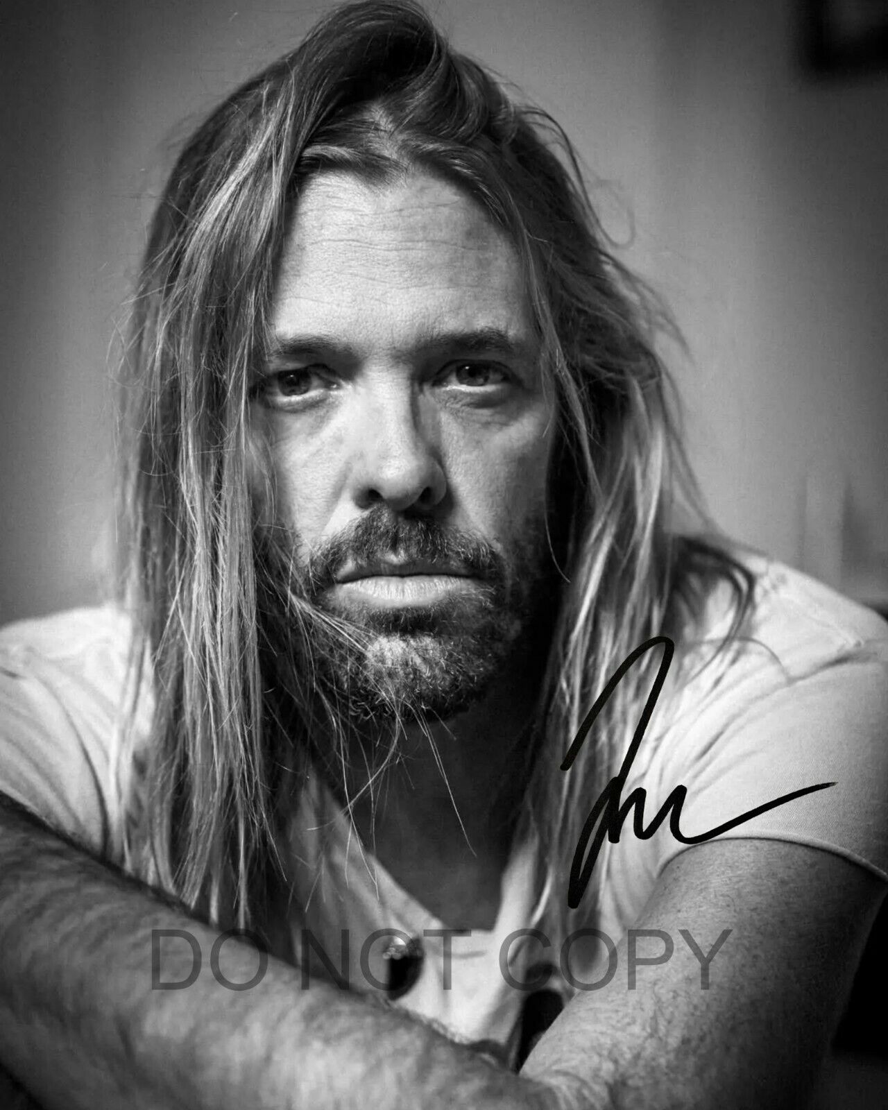 Taylor Hawkins Drummer Of Foo Fighters Signed Reprint 11x14 Poster Photo #3 Rp