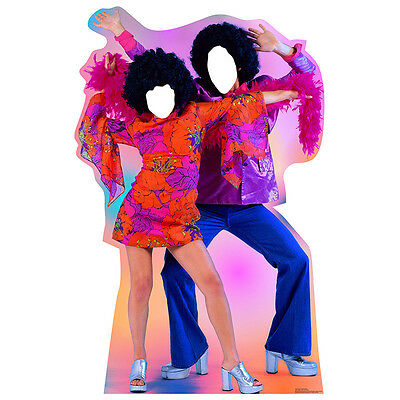 Disco Dancers 70s Nightclub Stand-in Cardboard Cutout Standin Standup Standee
