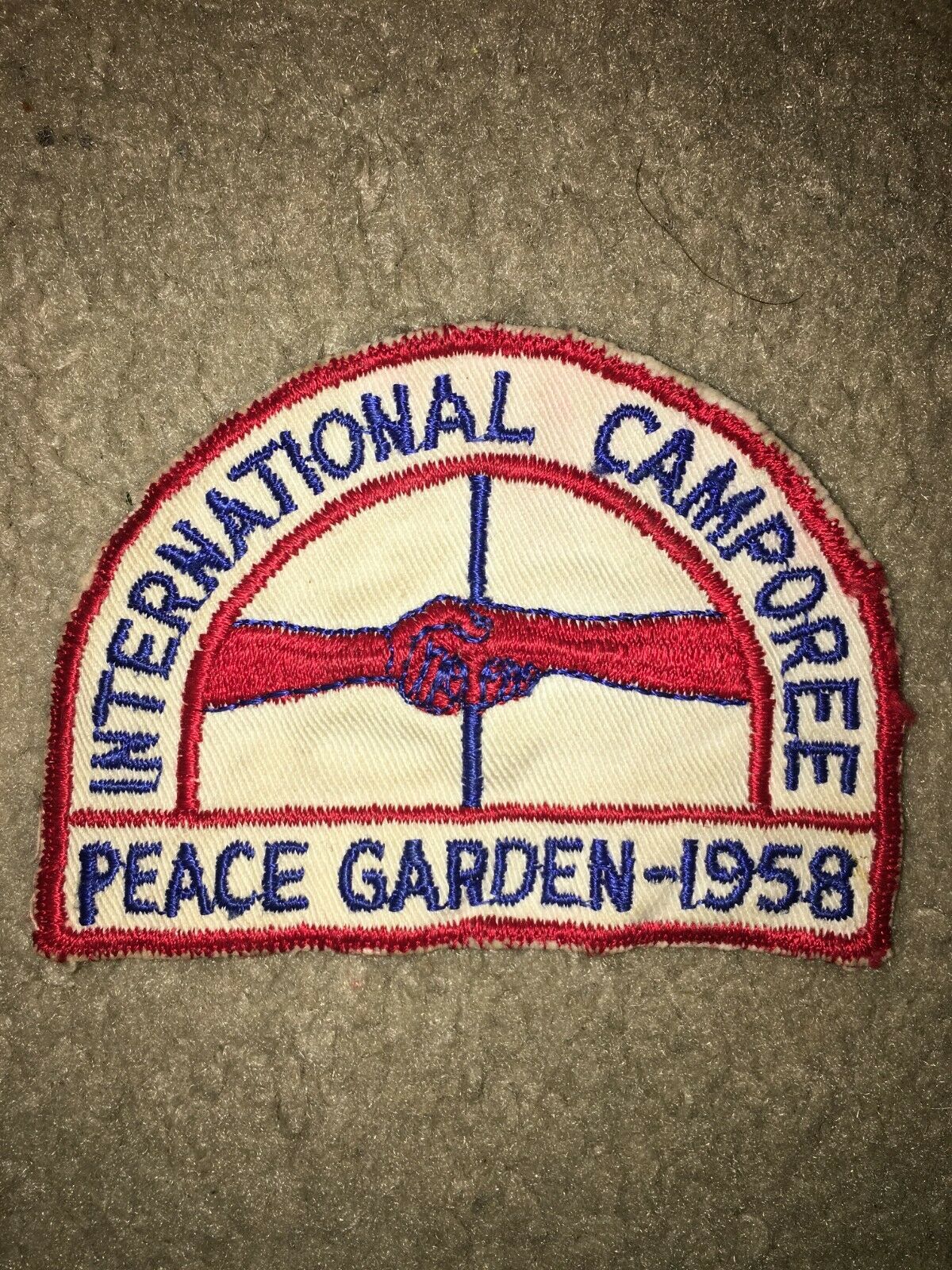 Boy Scout Bsa 1958 Peace Garden Camporee Lake Agassiz Council North Dakota Patch