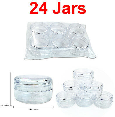 24 Pieces 15 Gram/15ml High Quality Lotion Cream Cosmetic Sample Jar Containers